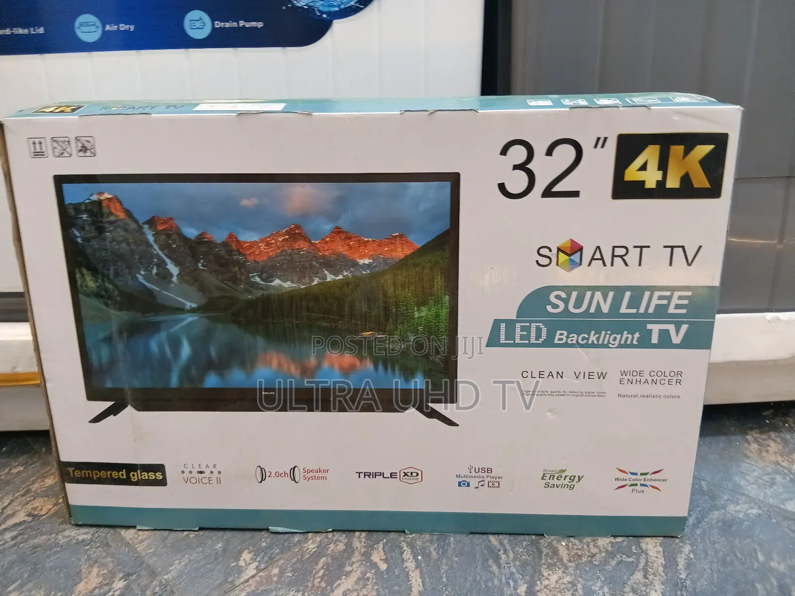 Sun Life 32 Inch Smart Double Glass Smart Uhd Tv