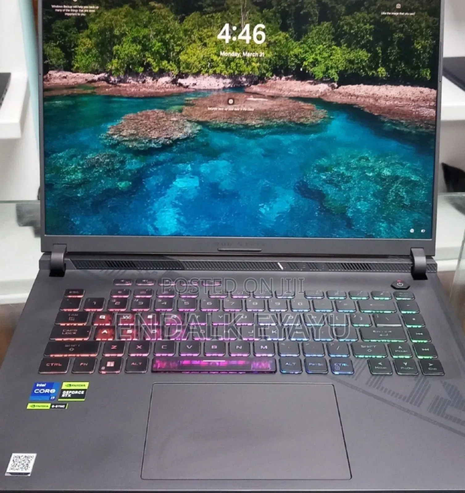 New Laptop Asus ROG Zephyrus G16 16GB Intel Core I7 SSD 1T