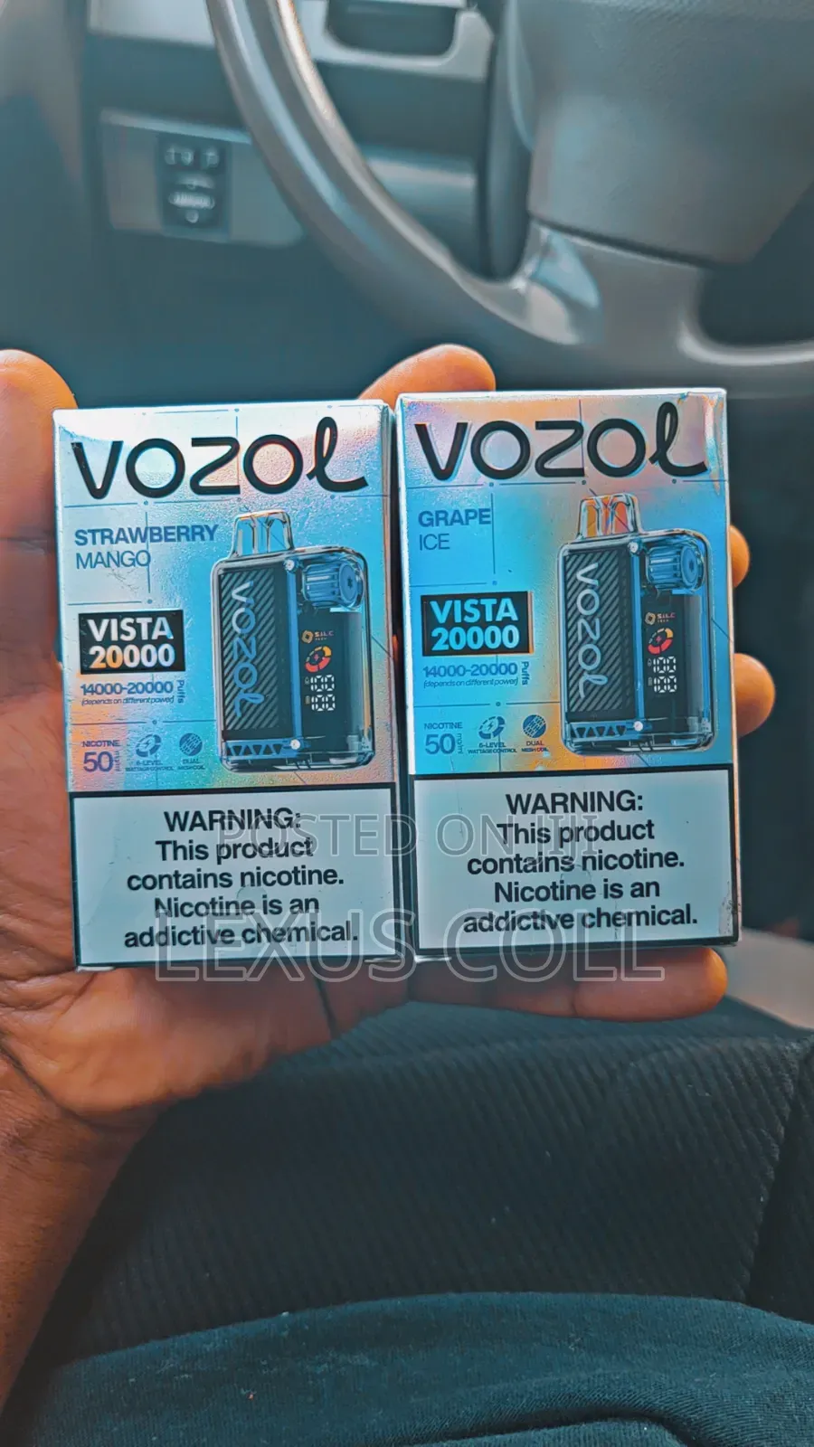 Mango Strawberry and Grape Ice Vap 20,000 Puff