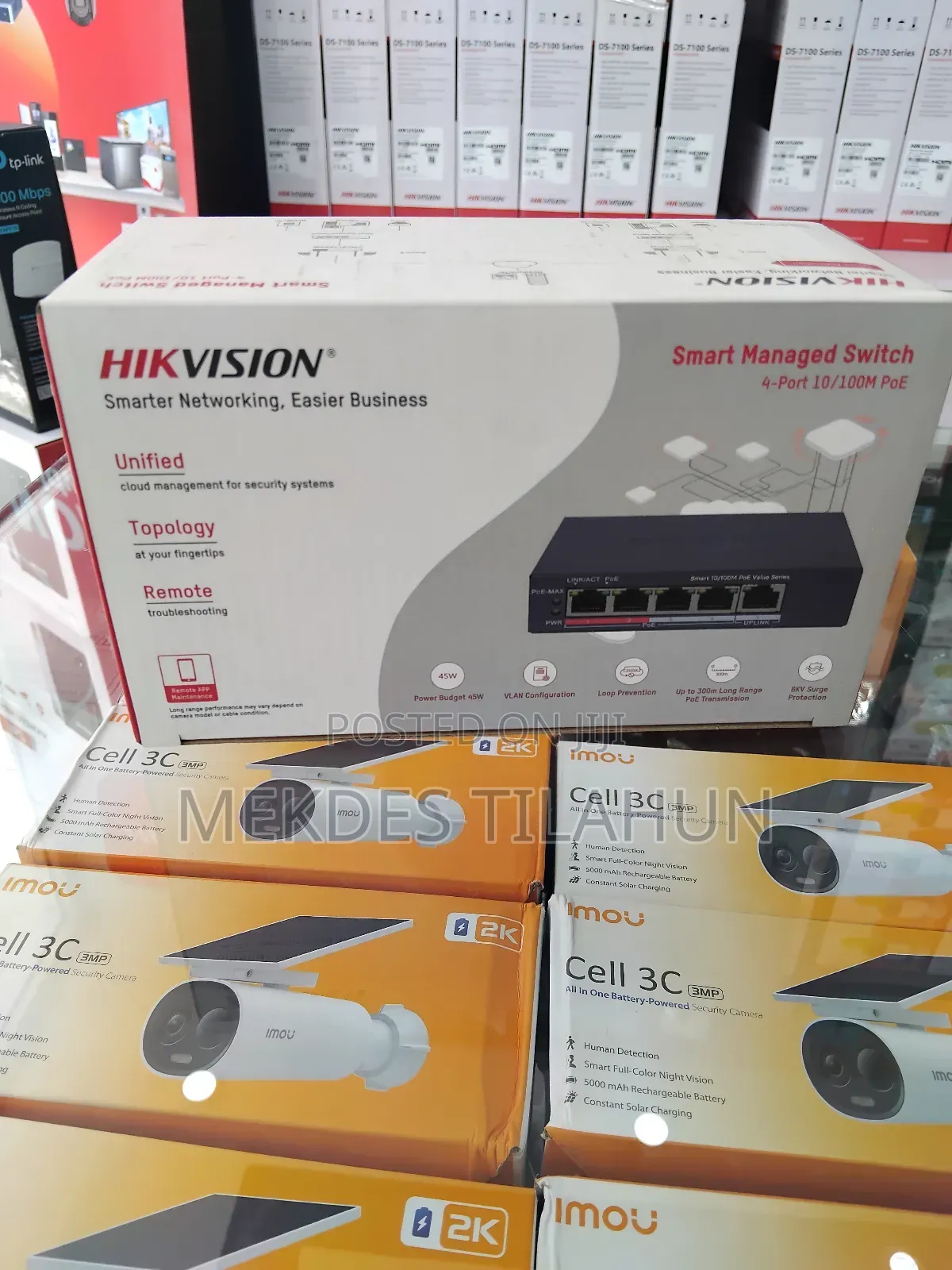 Hivision 4 Port CCTV Camera Switch