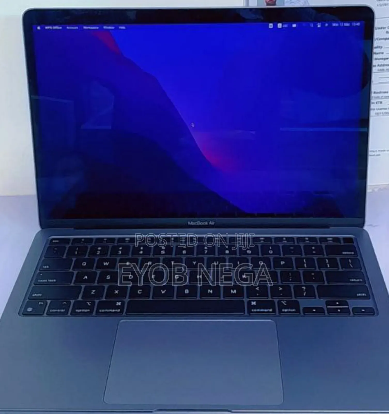 New Laptop Apple MacBook Air 2020 M1 8GB Apple M1 SSD 256GB