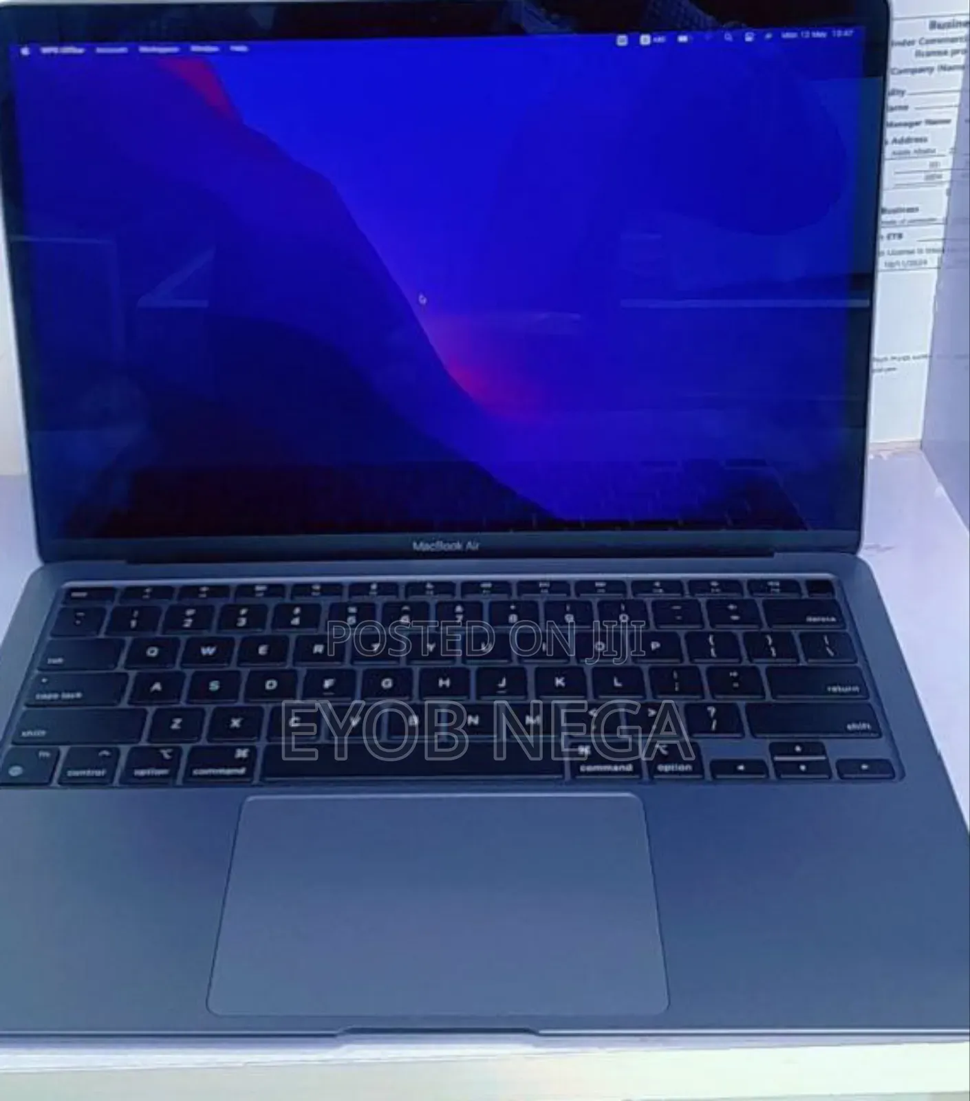 New Laptop Apple MacBook Air 2020 M1 8GB Apple M1 SSD 256GB