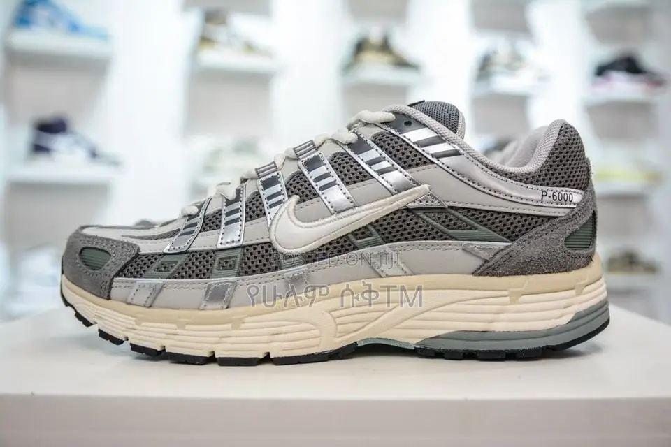Original Nike P-6000 ‘White/Iron Ore’ Men’S Shoes