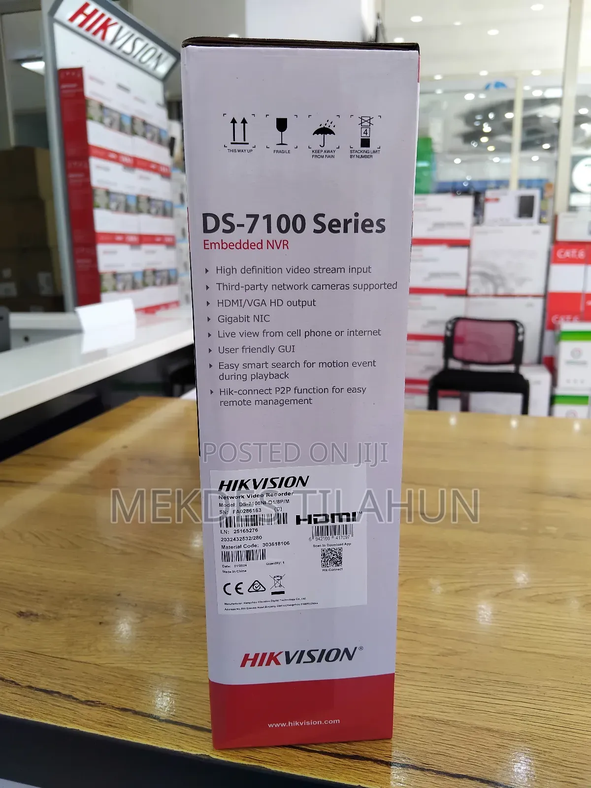 Hikvision 8 Channel Poe NVR ( Digital Video Recorder)