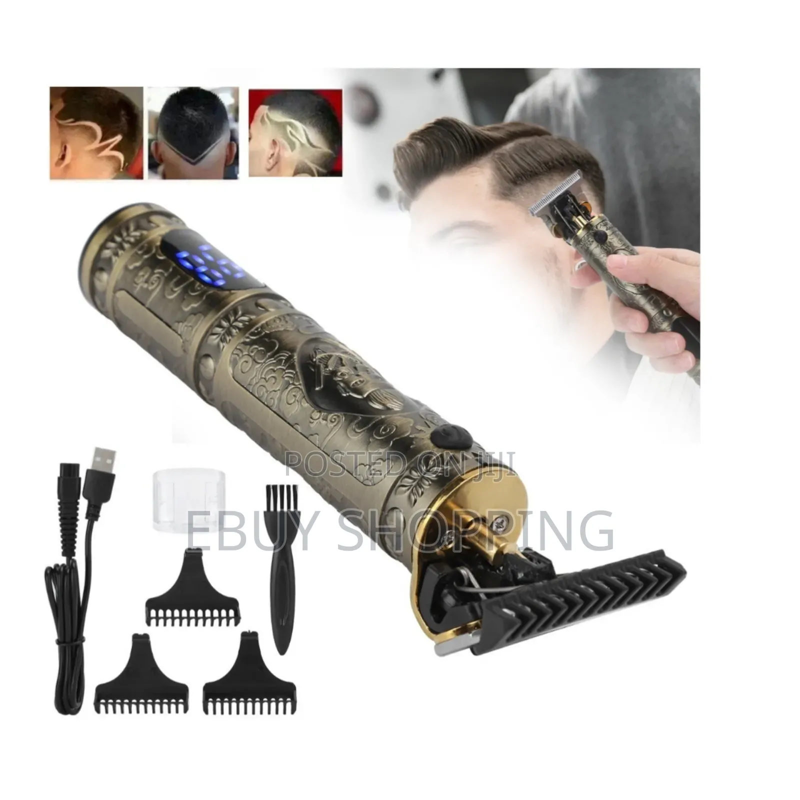 **Kemei Men’S Hair Trimmer – Sharp Efficient**
