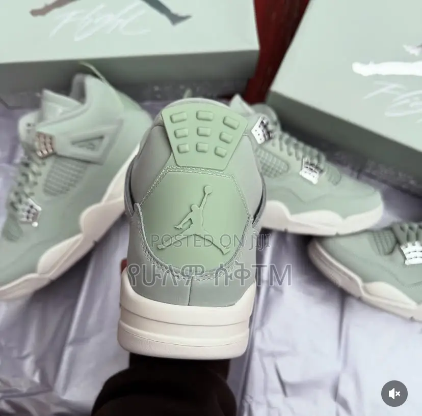 Original Air Jordan 4 ‘Seafoam Sail’ Men’S Shoes