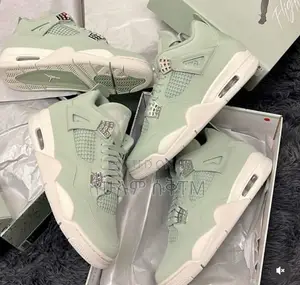 Original Air Jordan 4 ‘Seafoam Sail’ Men’S Shoes