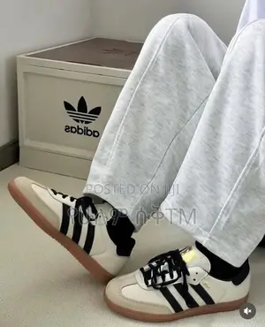 Original Adidas Samba Og ‘Cream White Sand Strata’ Shoes