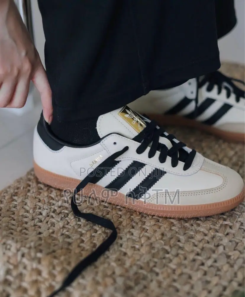 Original Adidas Samba Og ‘Cream White Sand Strata’ Shoes