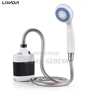 Photo - በቻርጅ የሚሰራ ተንቀሳቃሽ የውሀ ፓንፕ ሻወር ማድረጊያ