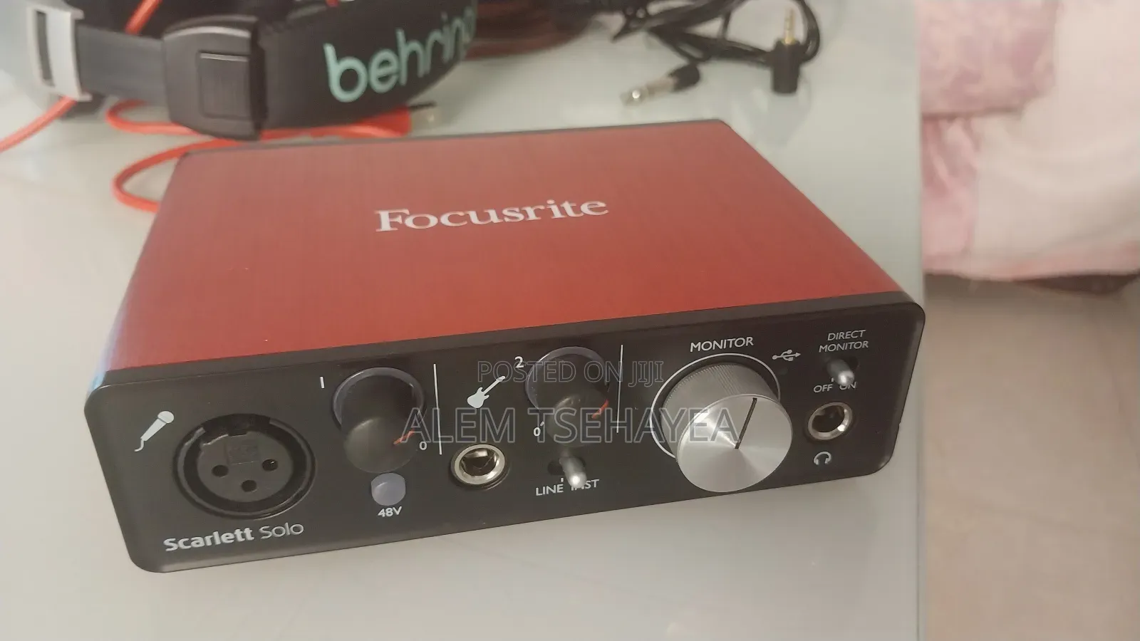 Studio Mic, Sound Card And Head Set