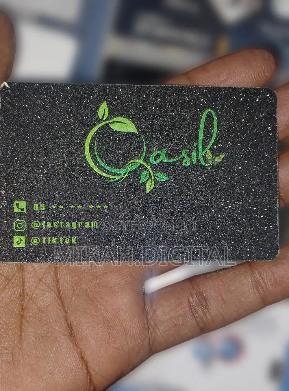 Shining Mesh Business Card Design + Printing Free Delivery