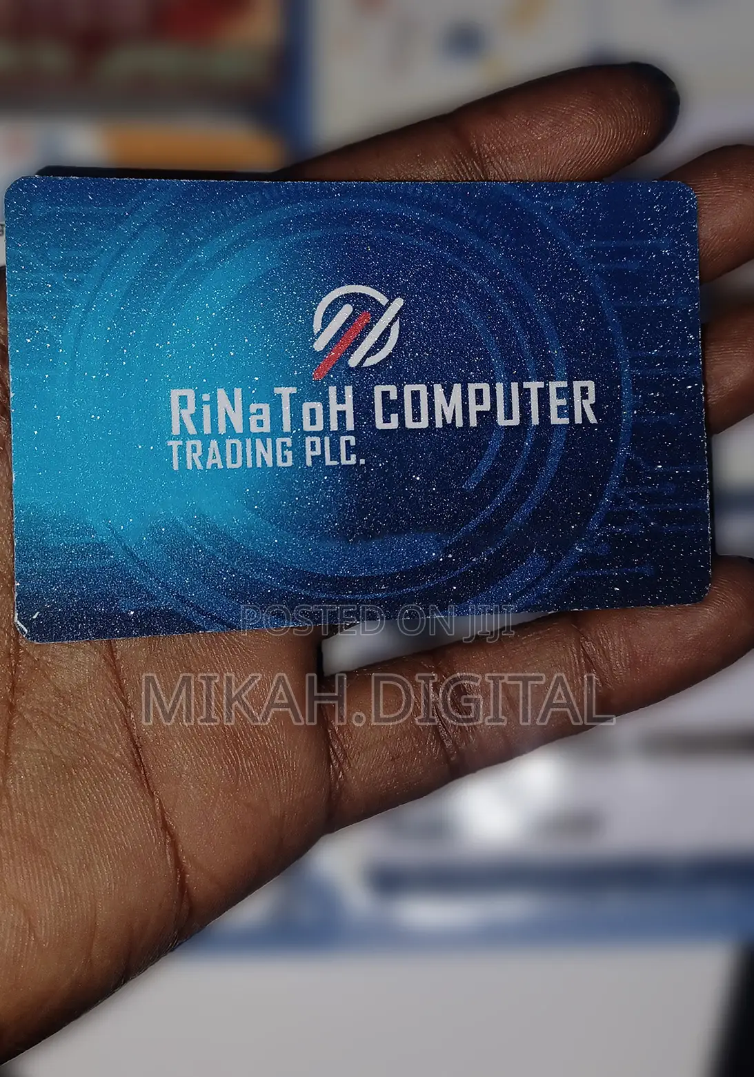 Shining Mesh Business Card Design + Printing Free Delivery