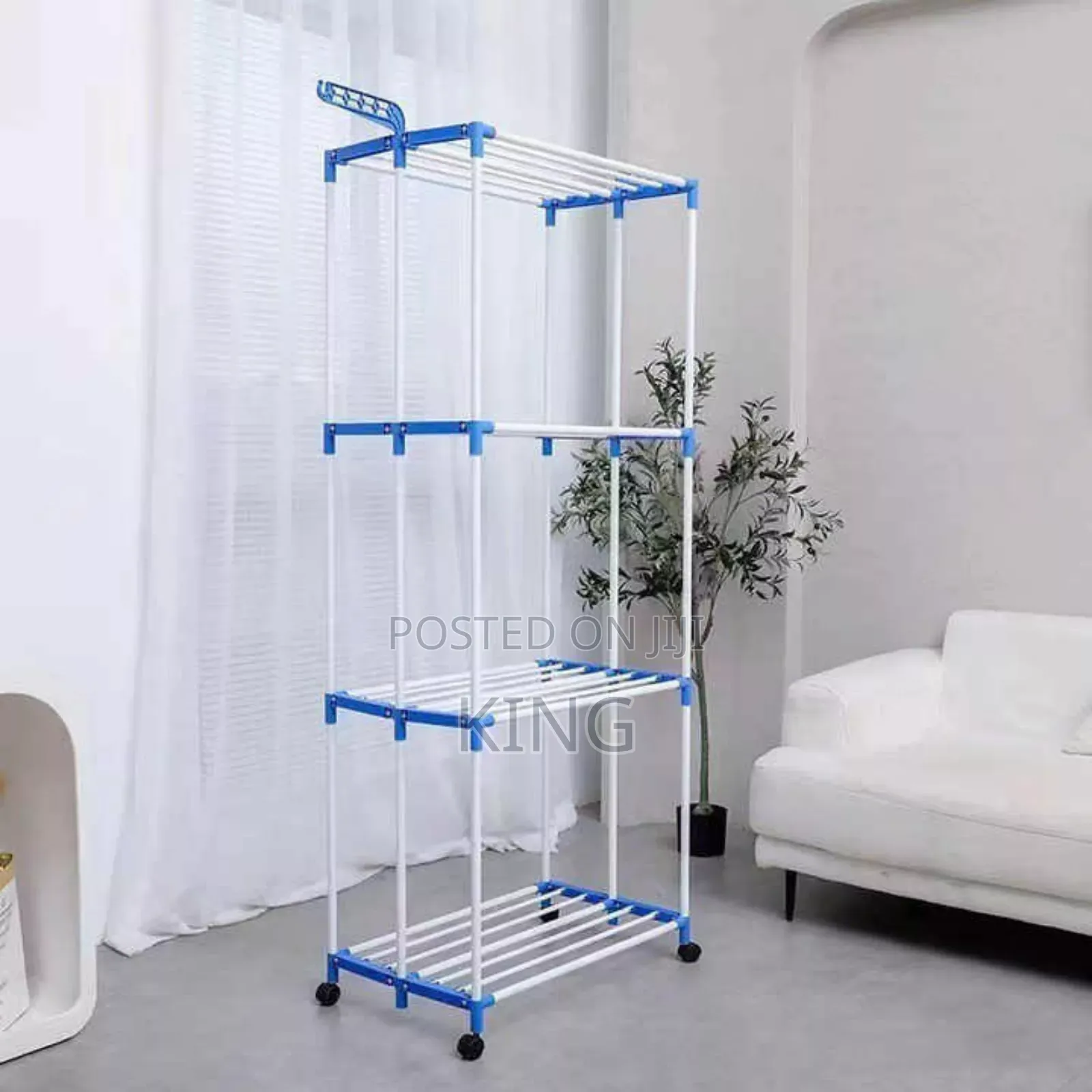 4-Tier Clothes Drying Rack (Hanger)