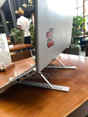 Photo - የብረት የላፕቶፕ ማስቀመጫ Steel Laptop Stand Price 1500