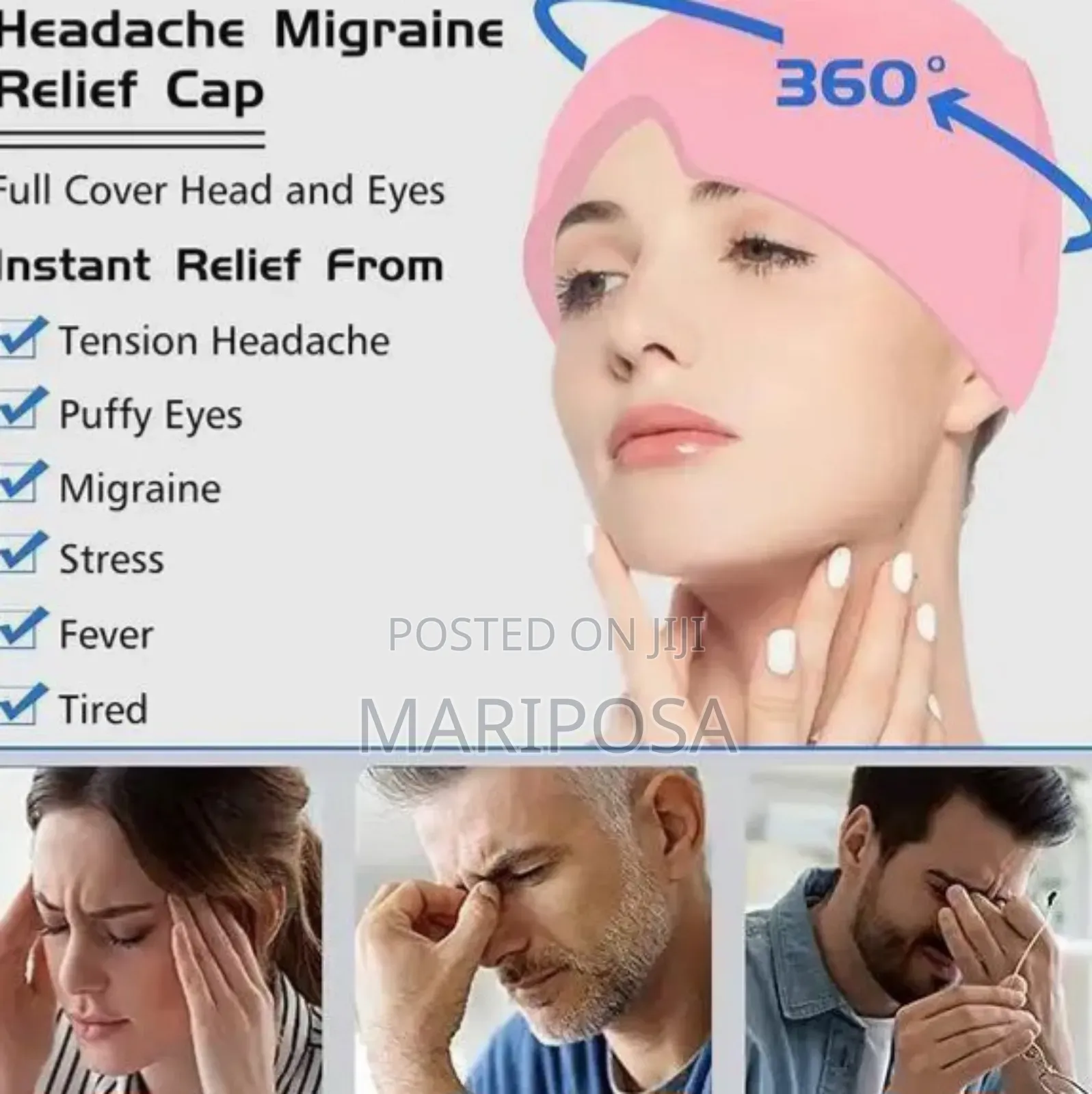 Migraine Headache Relief Gel Cap