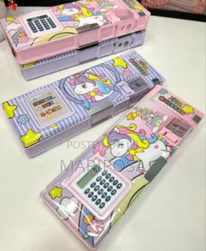 Photo - Fancy Pencil Box With Calculator for Kids School