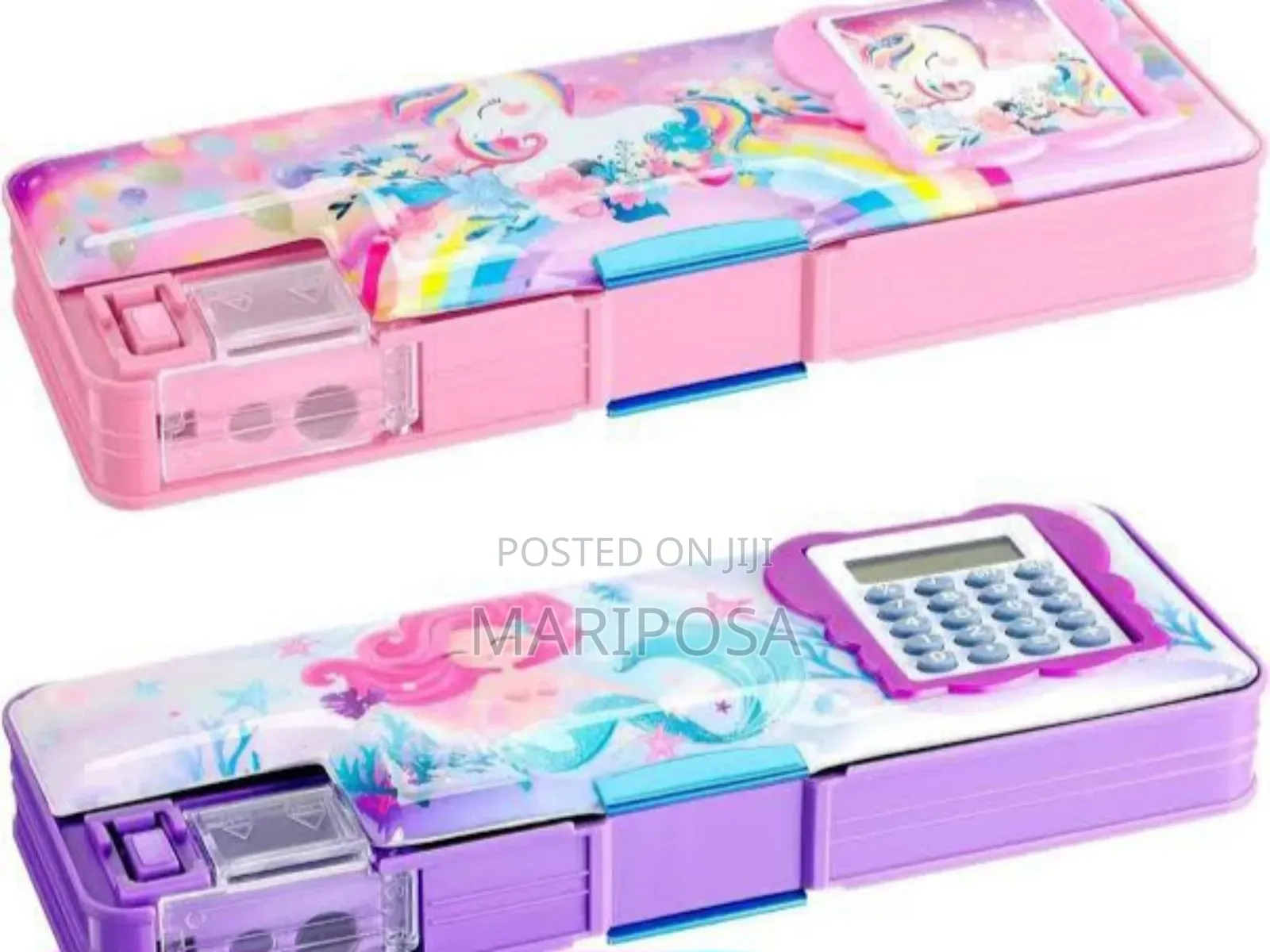 Fancy Pencil Box With Calculator for Kids School