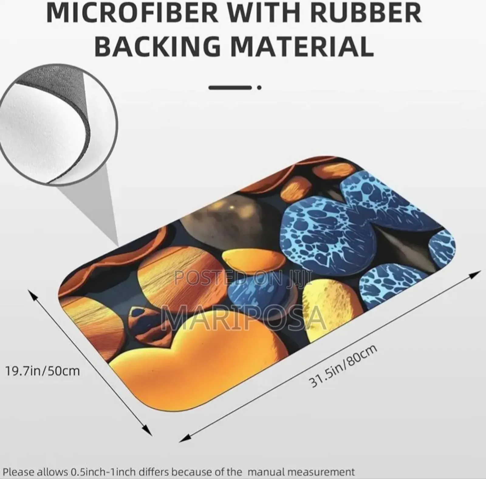 3d Printed Super Absorbant Bathroom Rugs