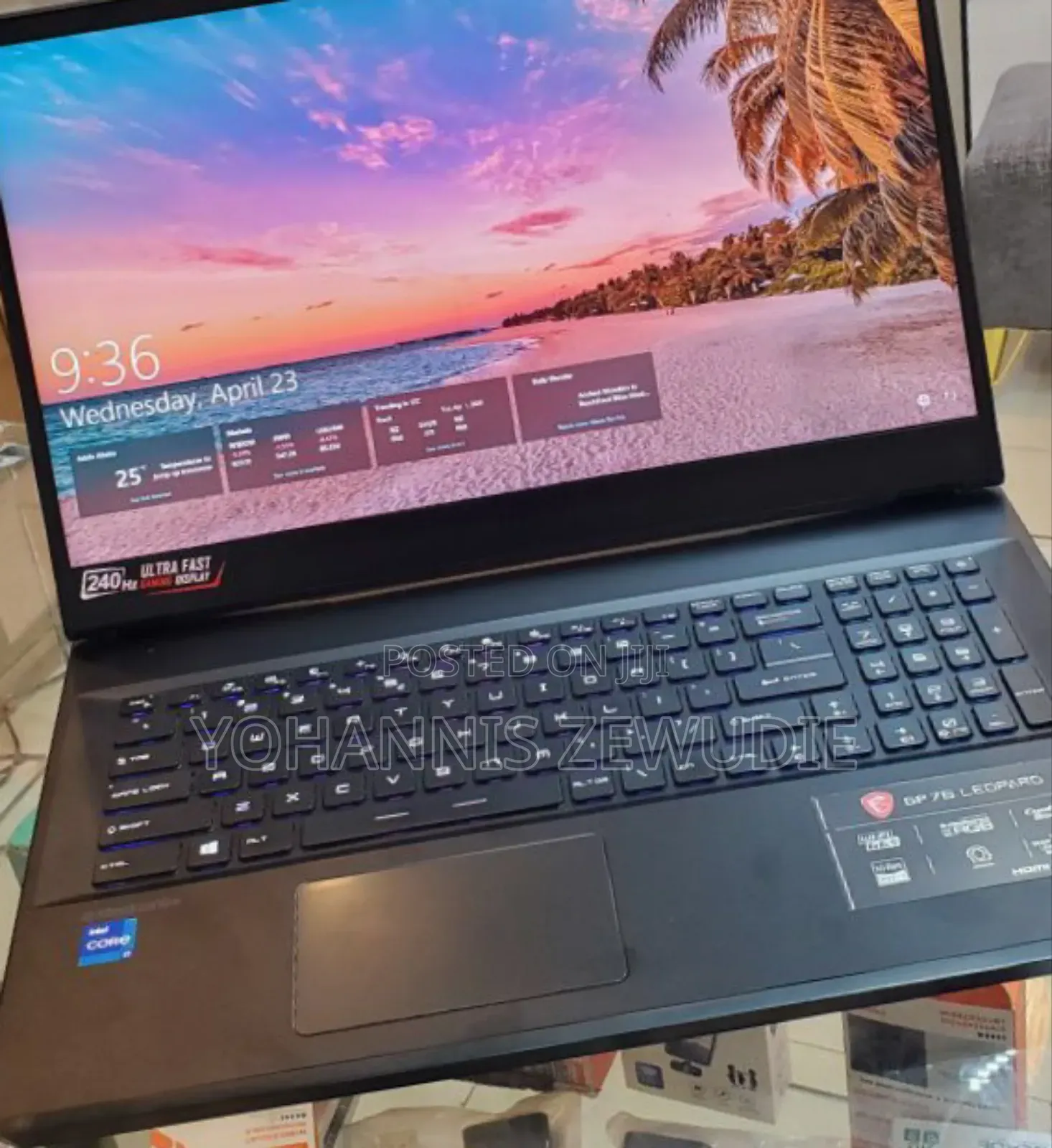 New Laptop MSI GP75 Leopard 16GB Intel Core I7 SSD 1T