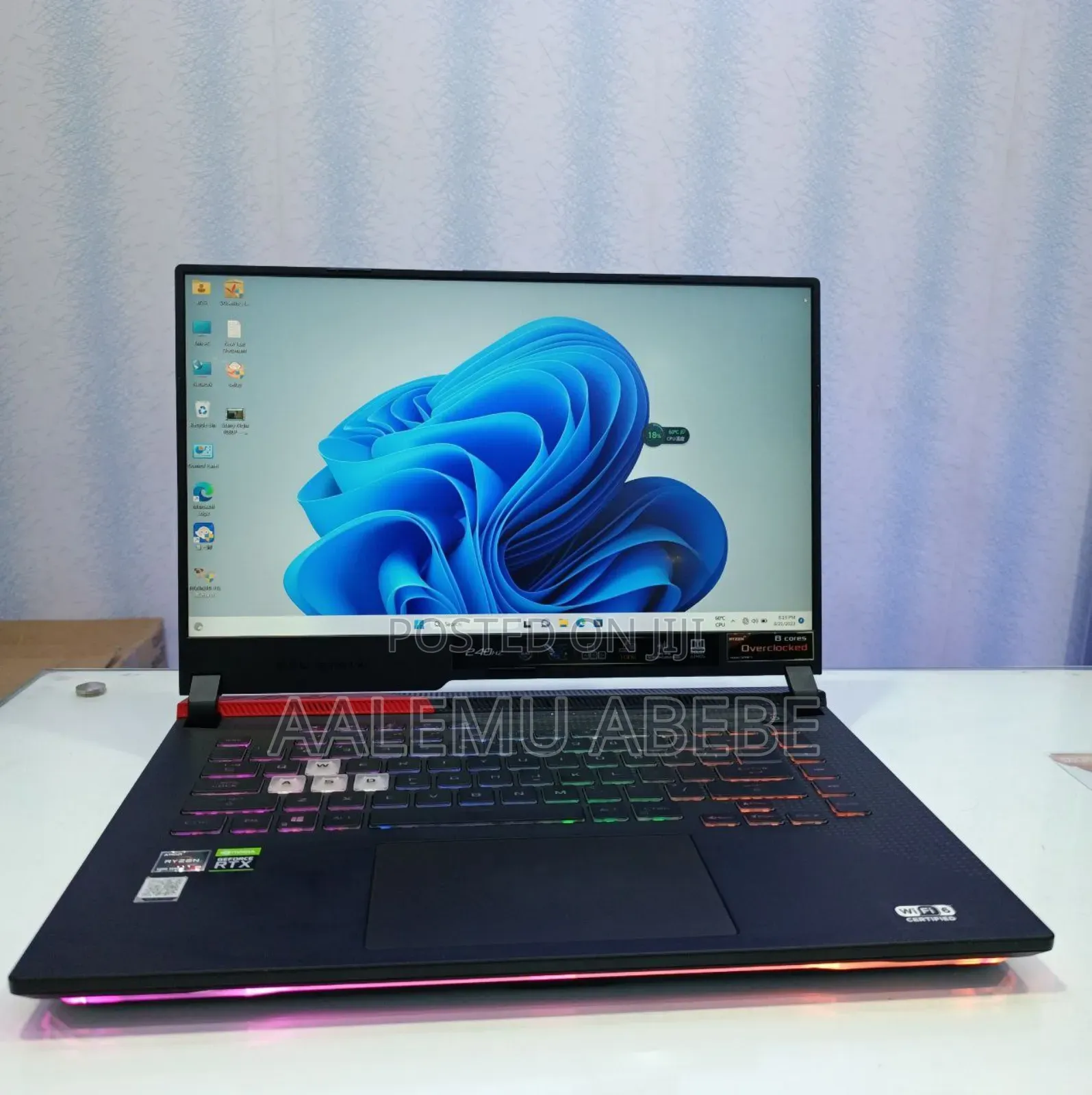 New Laptop Asus ROG Strix G15 16GB AMD Ryzen 9 SSD 1T