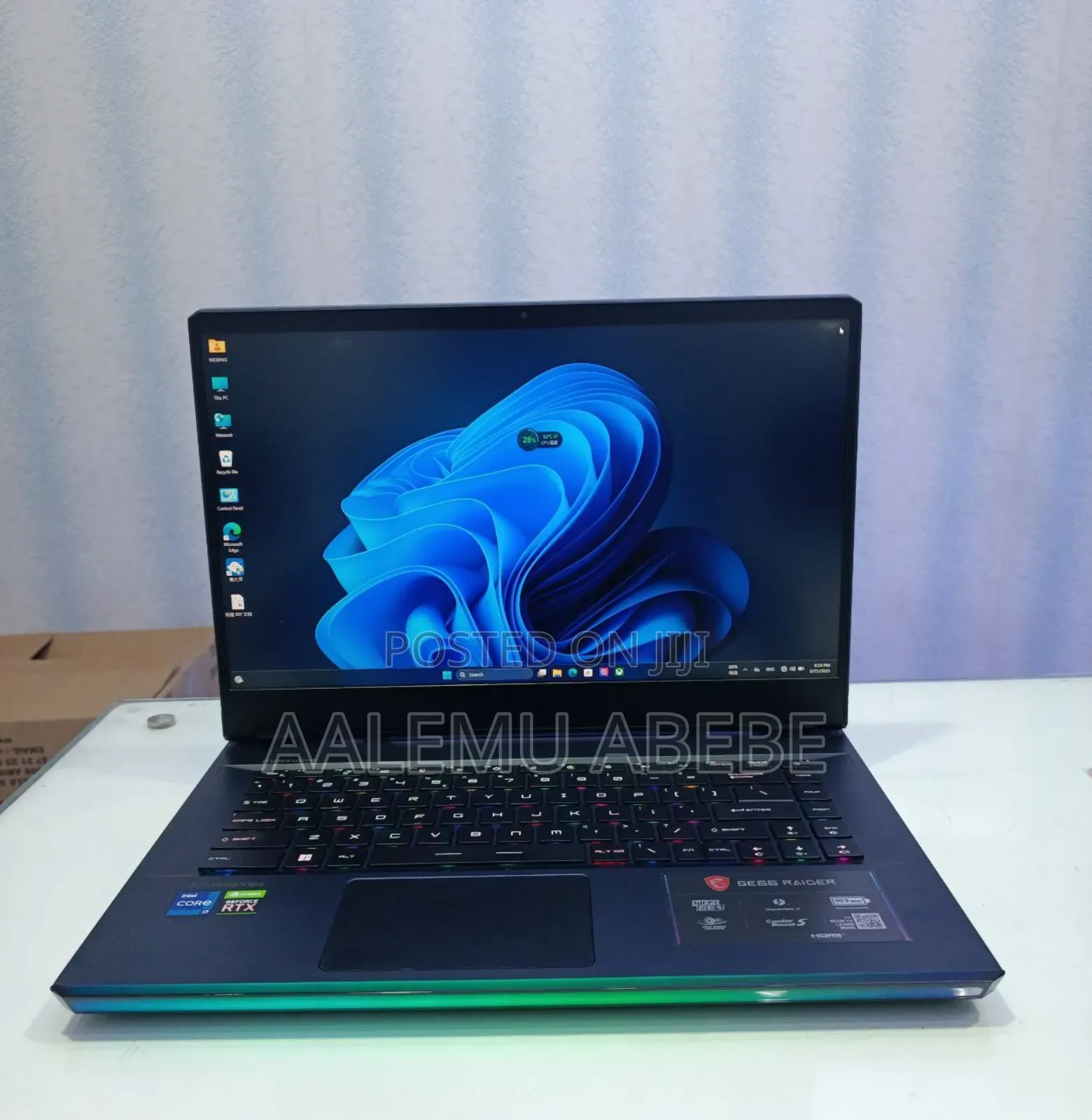 New Laptop MSI GE66 Raider 16GB Intel Core I7 SSD 1T