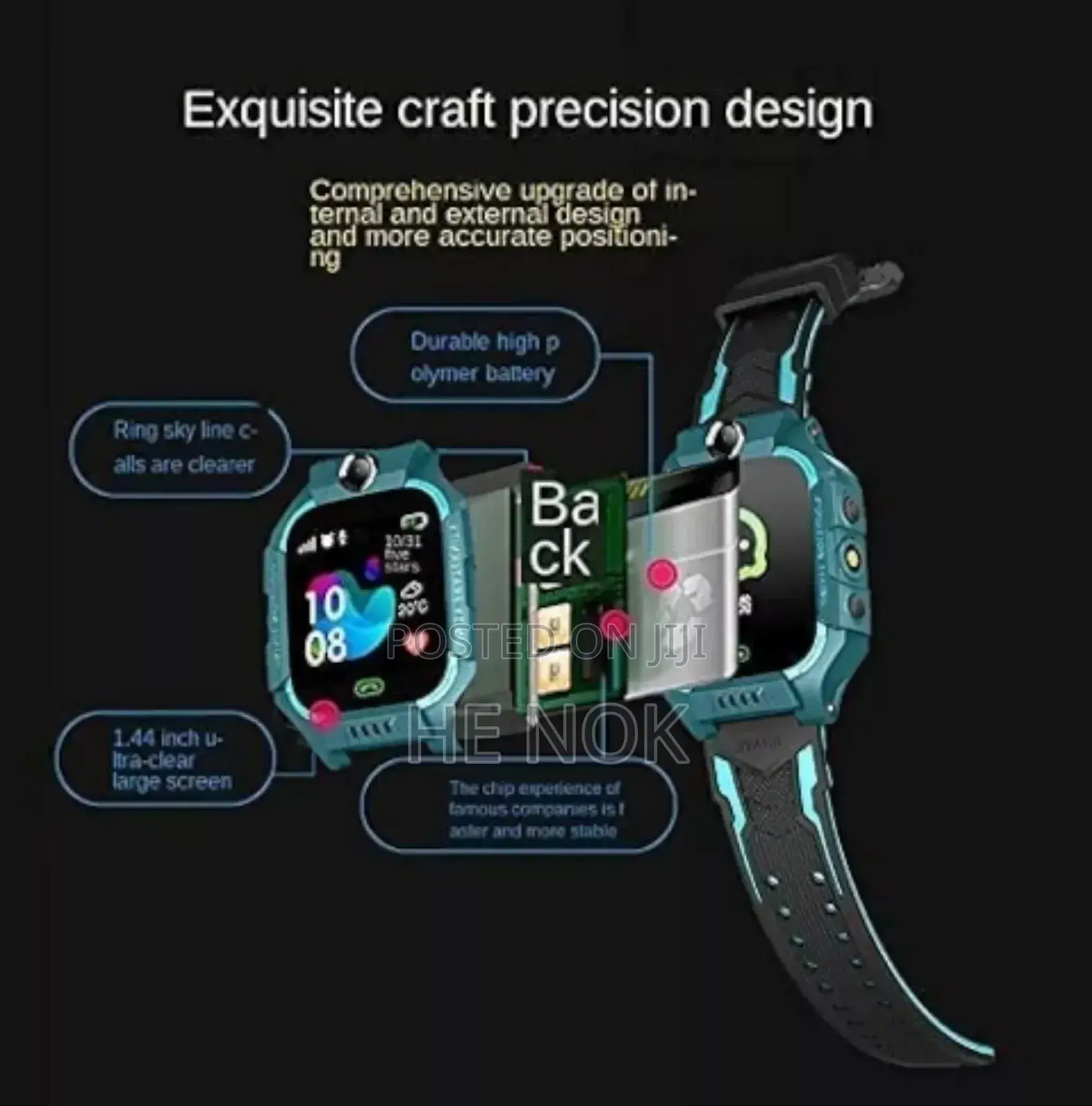 Kids Smart Watch ሲም ካርድ የሚቀበል የልጆች ስማርት ሰአት