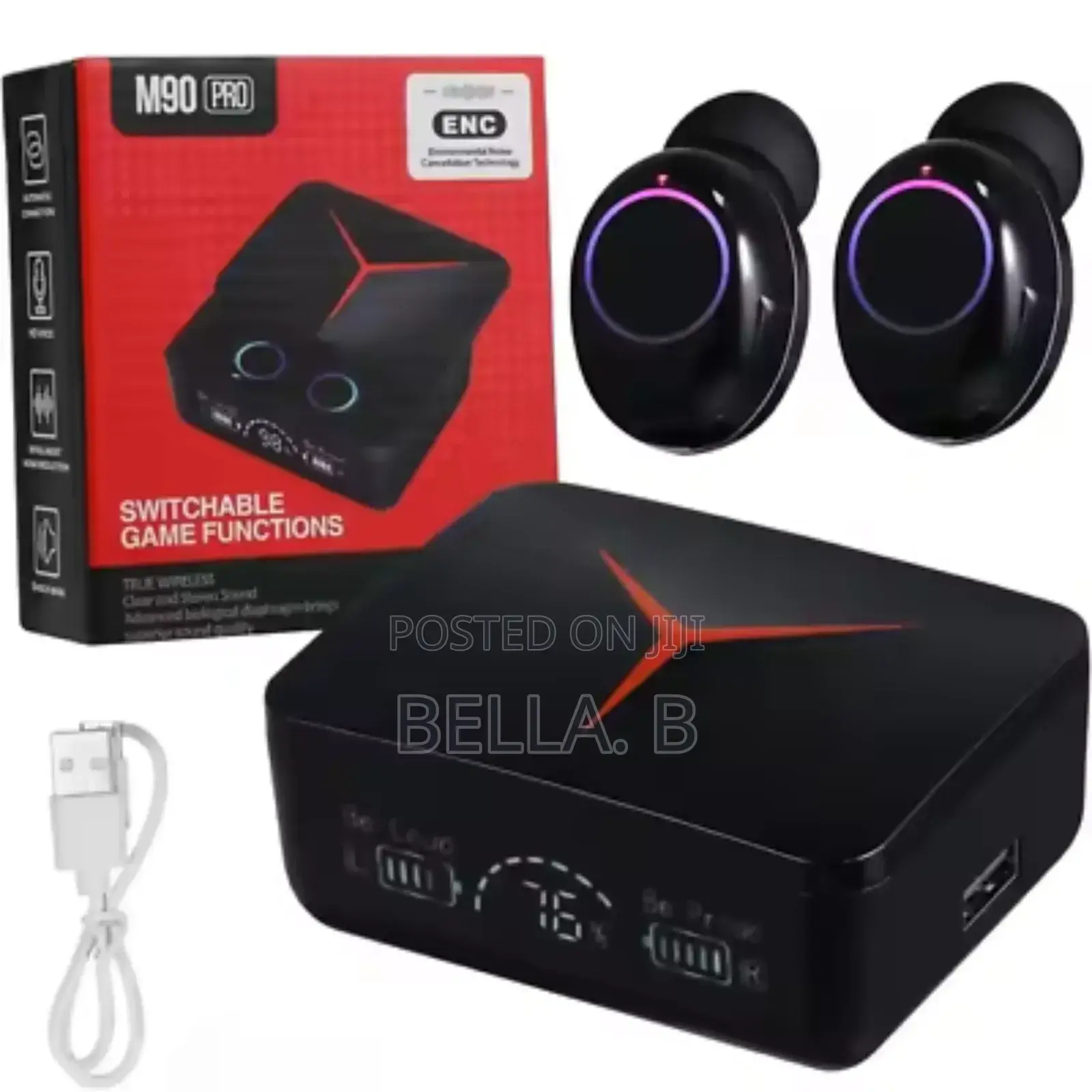 M90 Pro Earbud Ergonomic Design