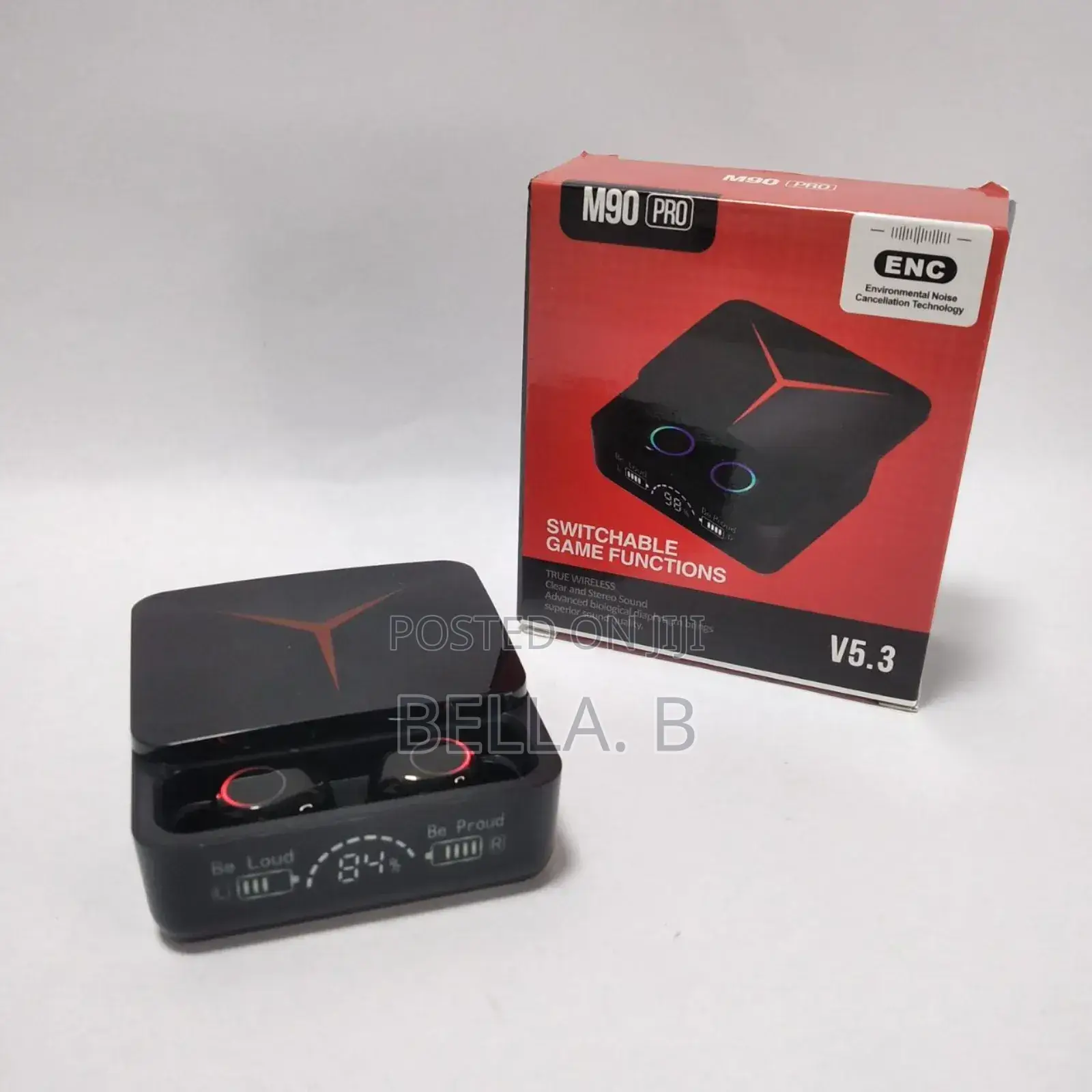 M90 Pro Earbud Sleek Charging Case