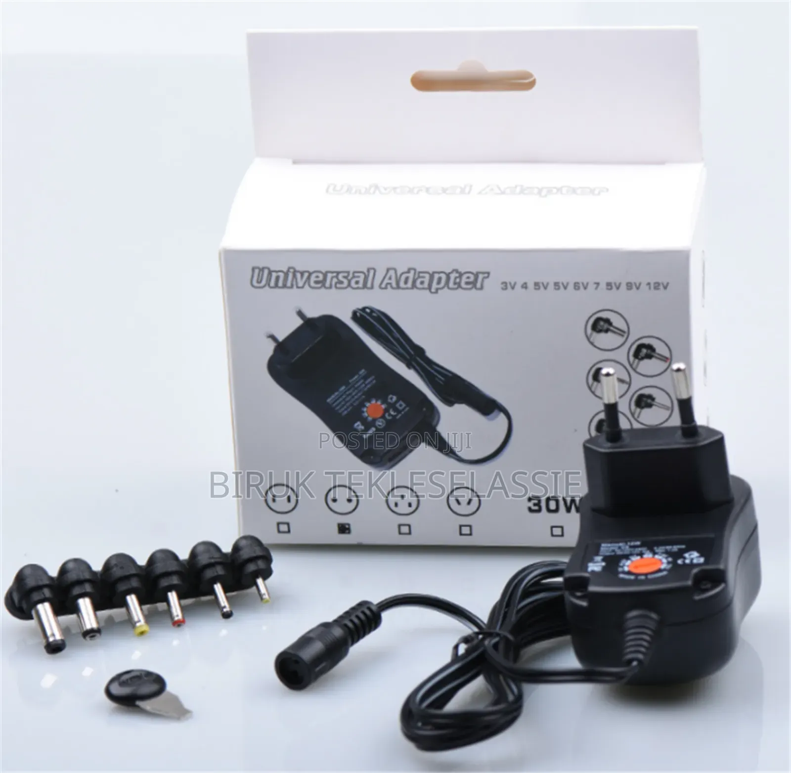 Multi-Functional Adjustable3-12v Adapter With 6 Connector30w