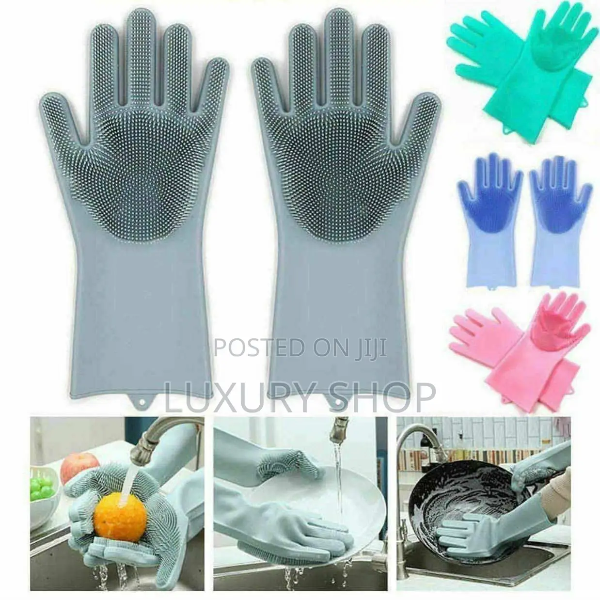 Magic Silicone Dish Washing Gloves