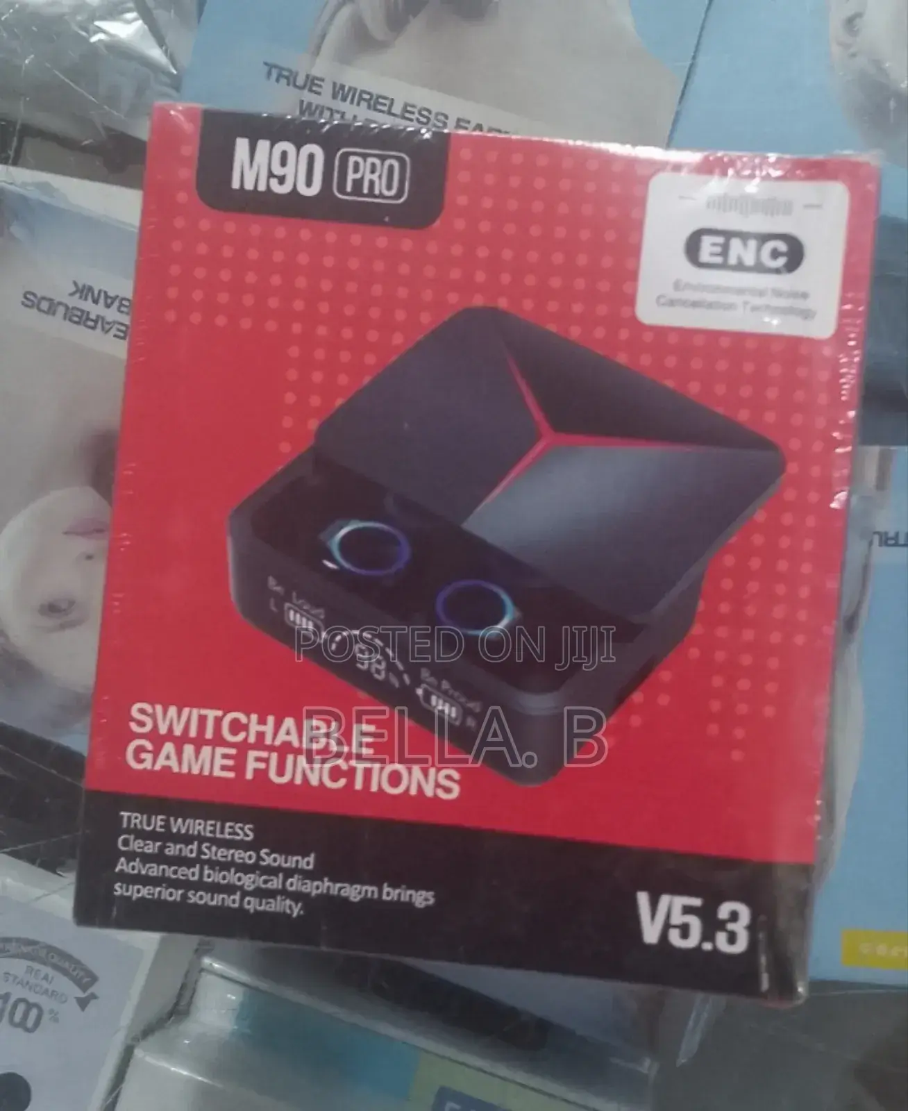 M90 Pro Earbud Noise Isolation Technology