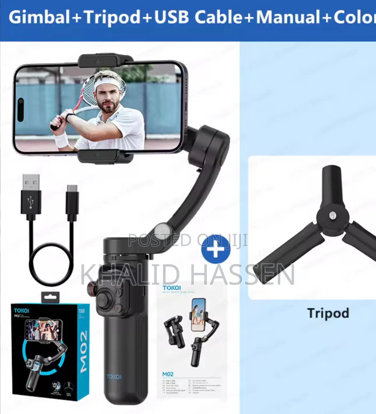 3-Axis Handheld Gimbal Intelligent Tracking