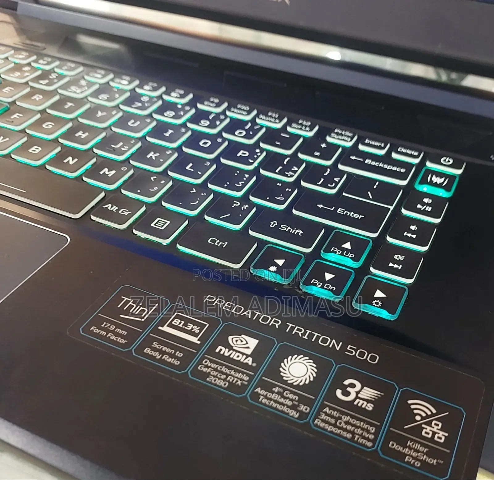 New Laptop Acer Predator 15 16GB Intel Core I7 SSD 1T