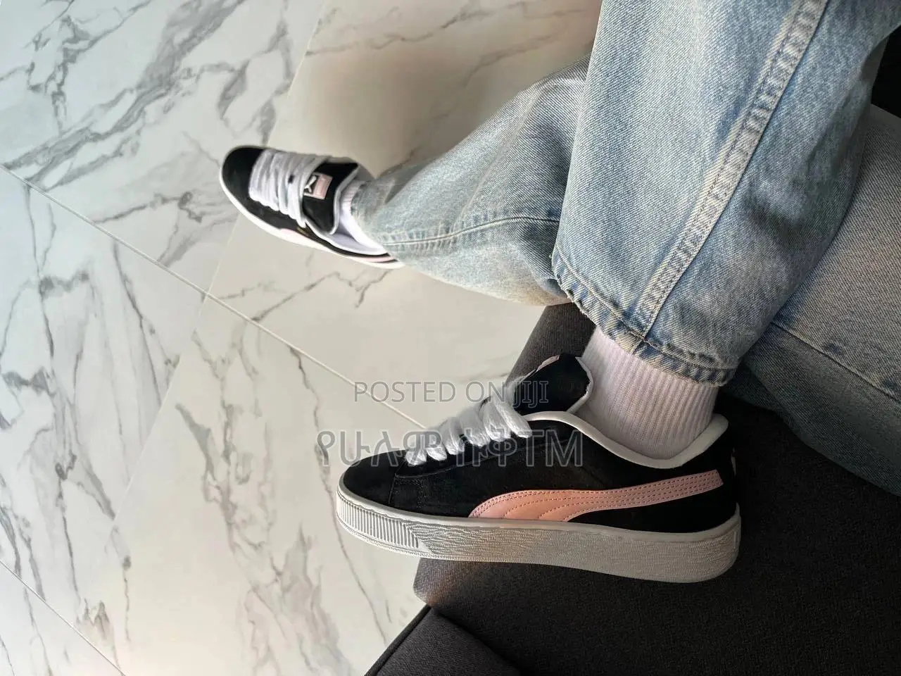 Original Puma Suede Xl ‘Black/Pink’ Women’S Shoes