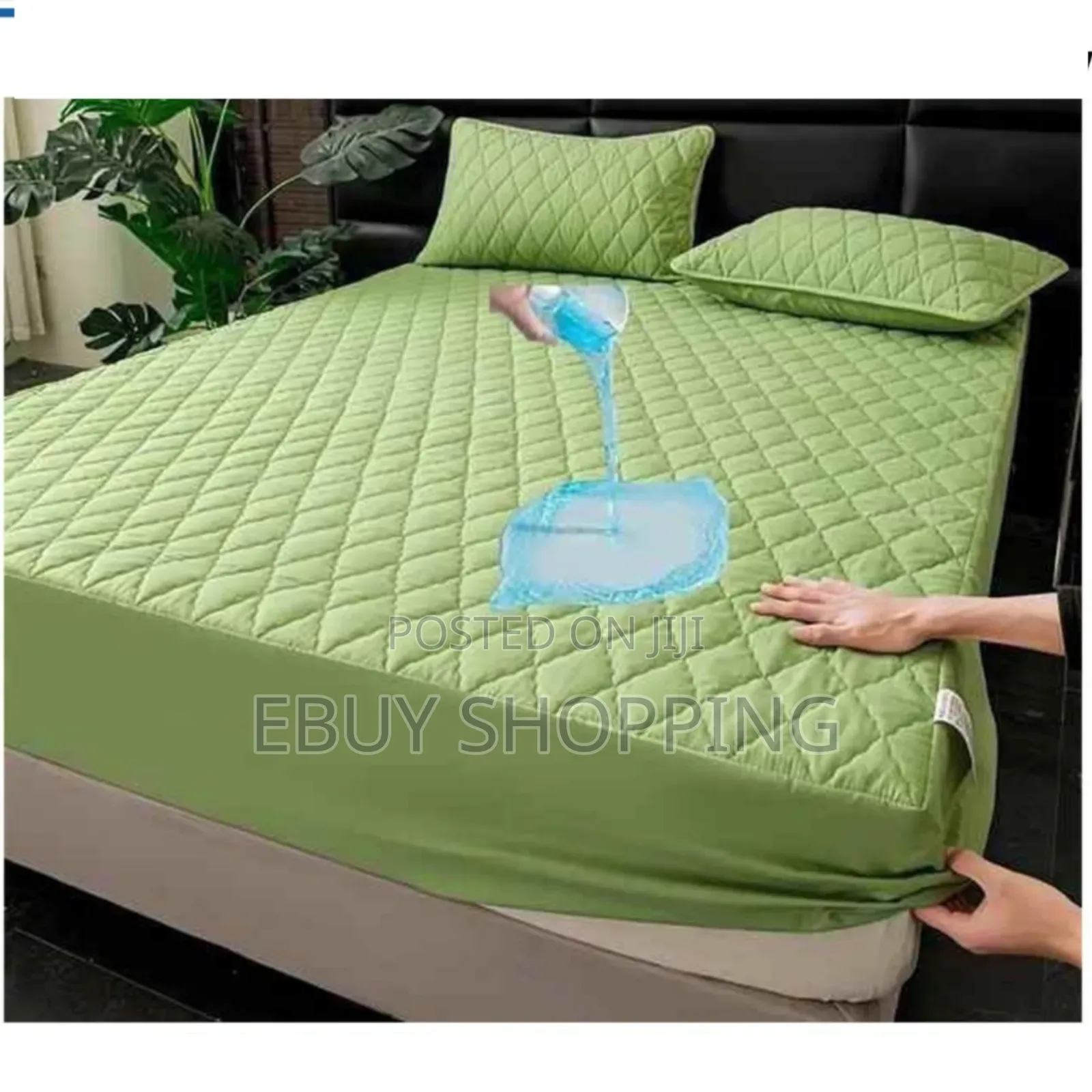 **Allergy-Proof Mattress Cover – Blocks Dust Mites!**