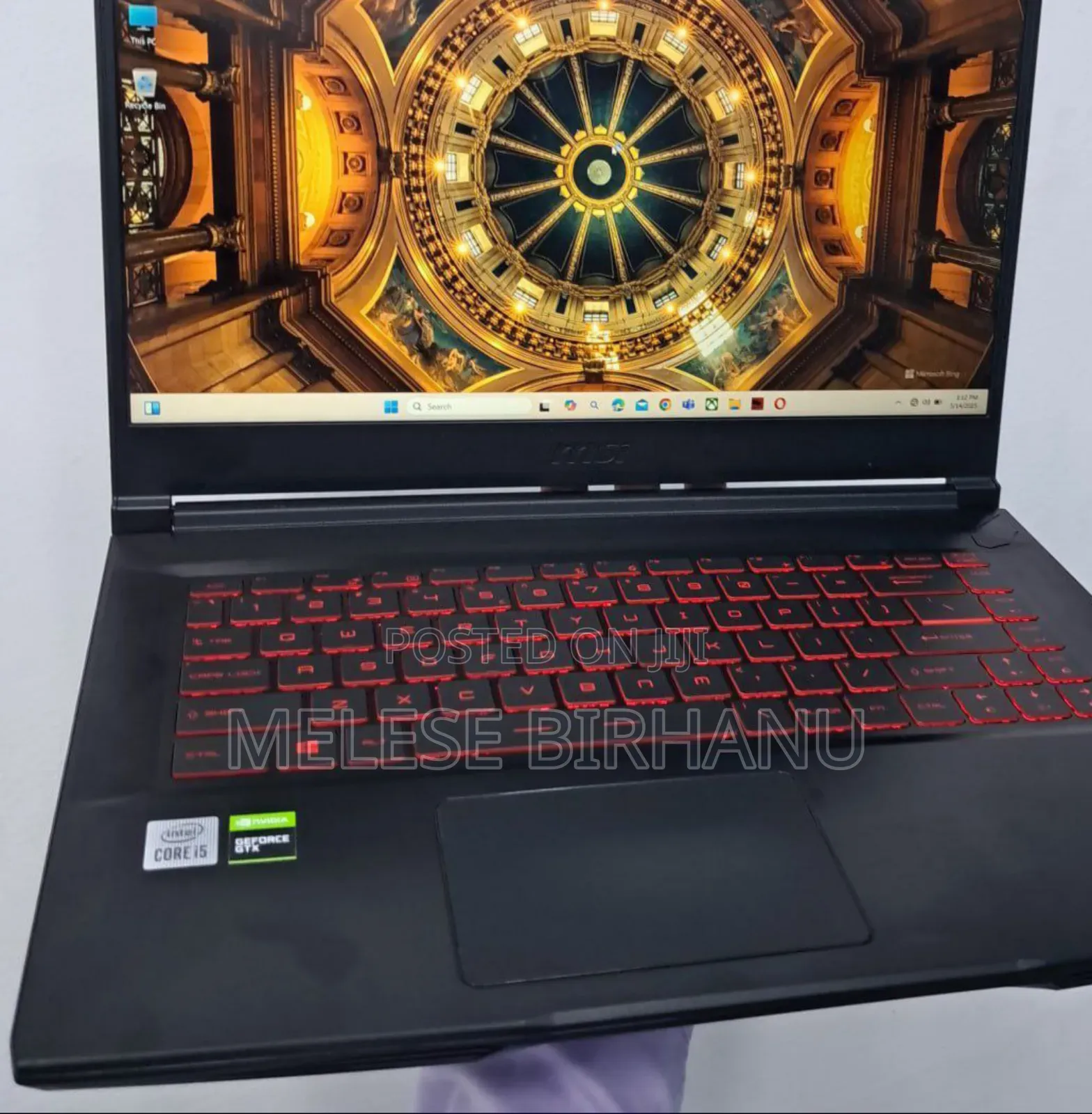 New Laptop MSI GF63 16GB Intel Core I5 HDD+SSD 256GB