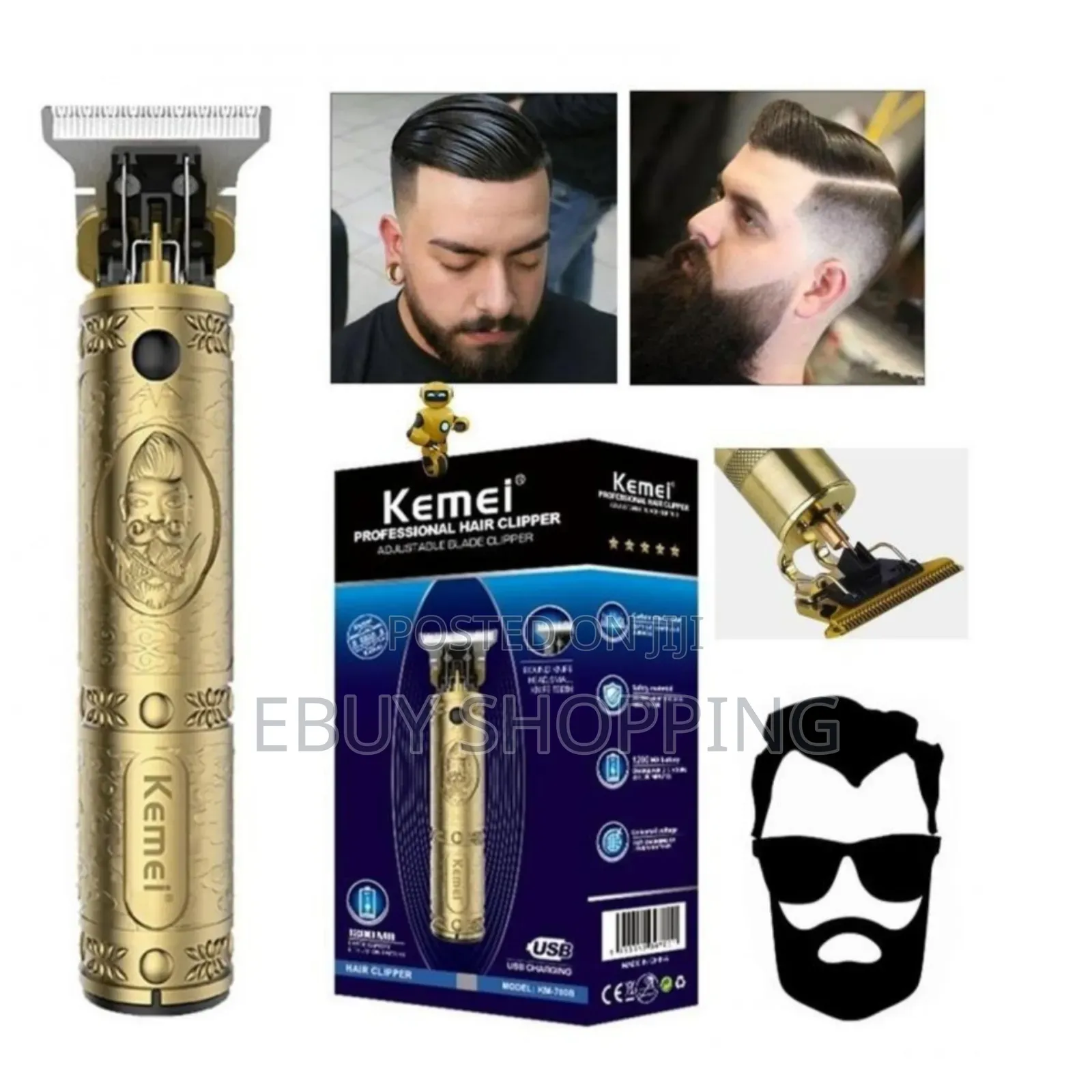 **Kemei Hair Grooming Tool – Reliable Easy to Use**