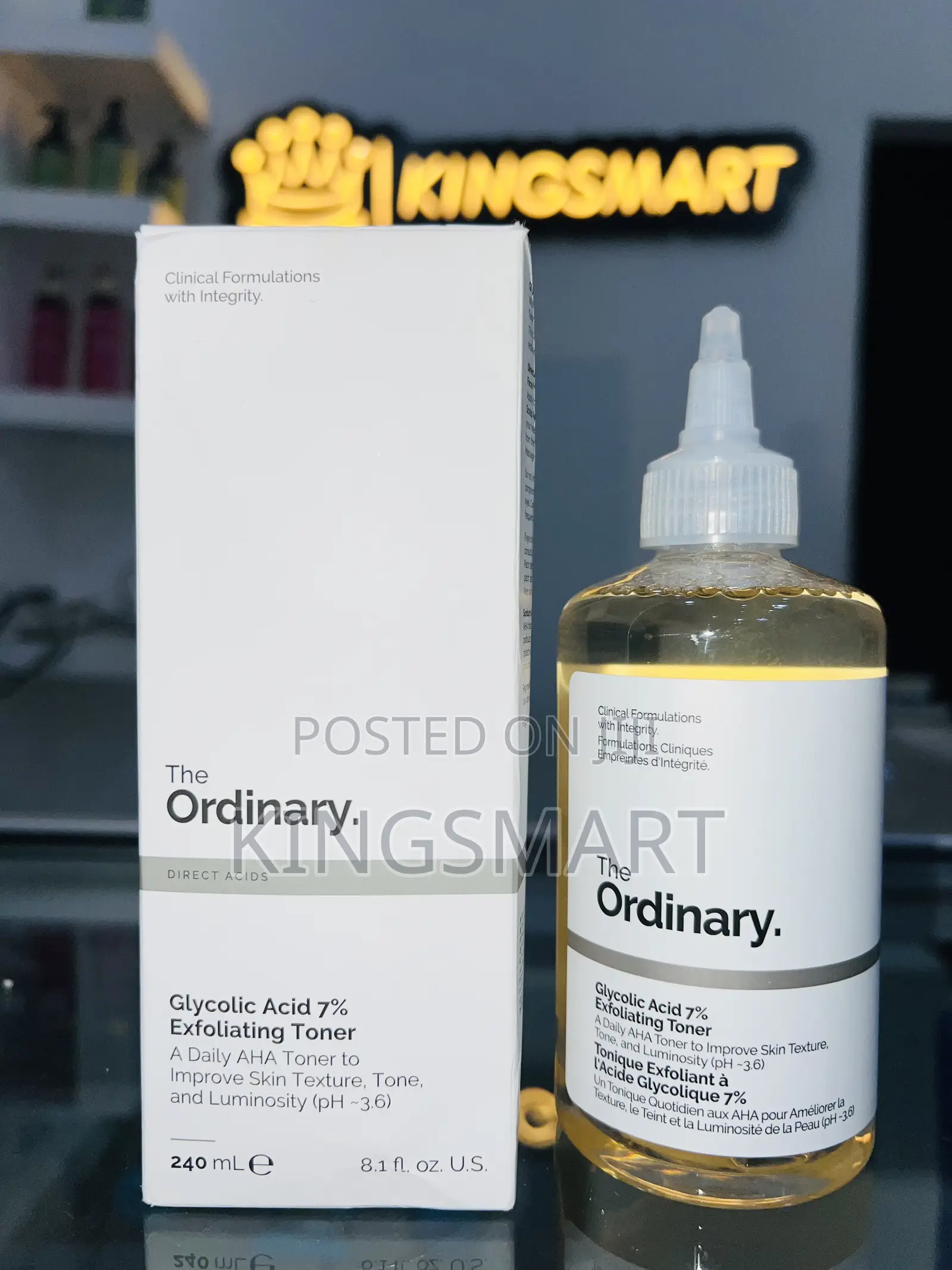 The Ordinary Glycolic Acid 7% Toning Solution 8.1oz or 240ml