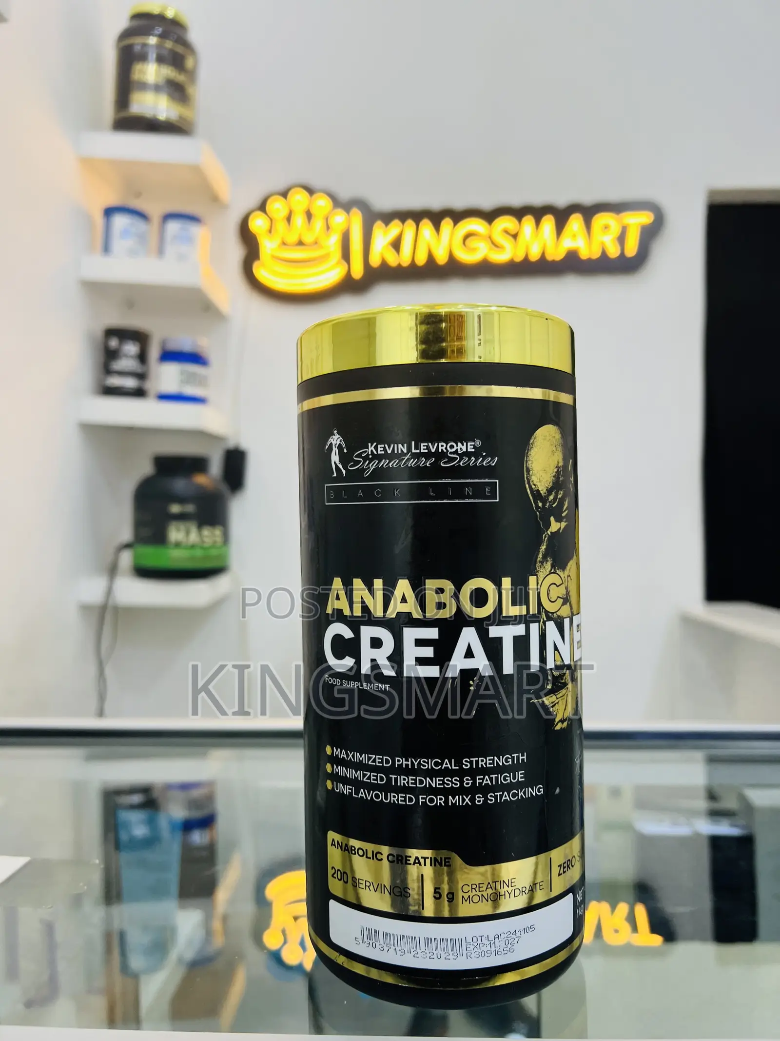Kevin Leveron Anabolic Creatine 1 Kg With 200 Servings