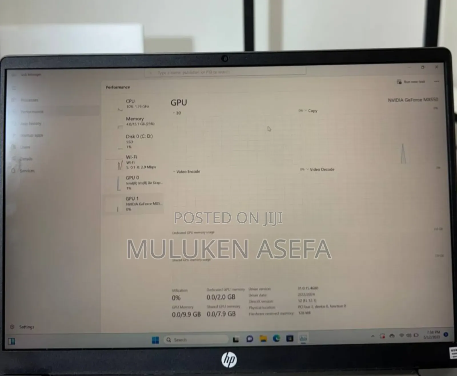 New Laptop HP Pavilion 15 16GB Intel Core I5 SSD 512GB