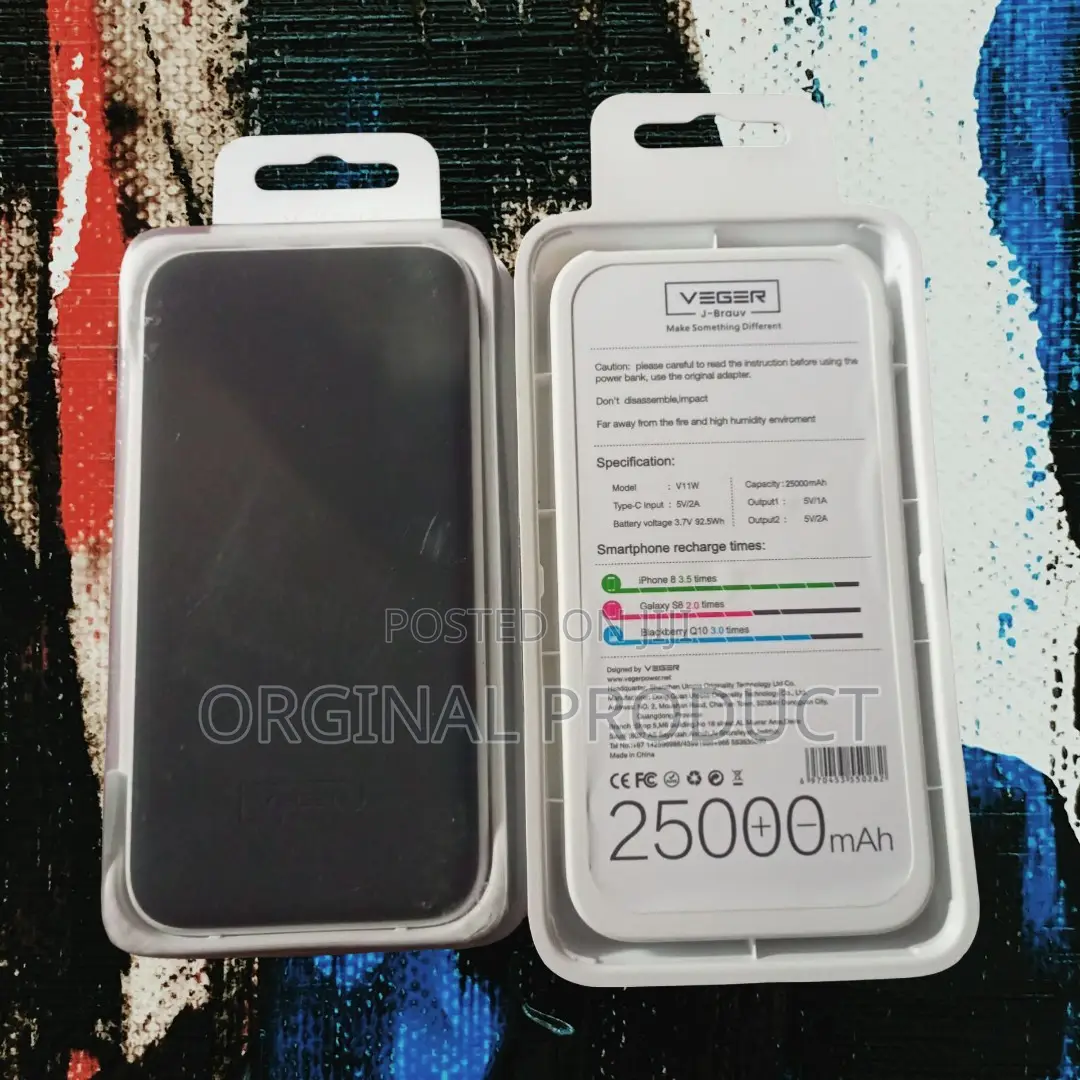 The Future of Power: Veger 25000mah With Usb-C