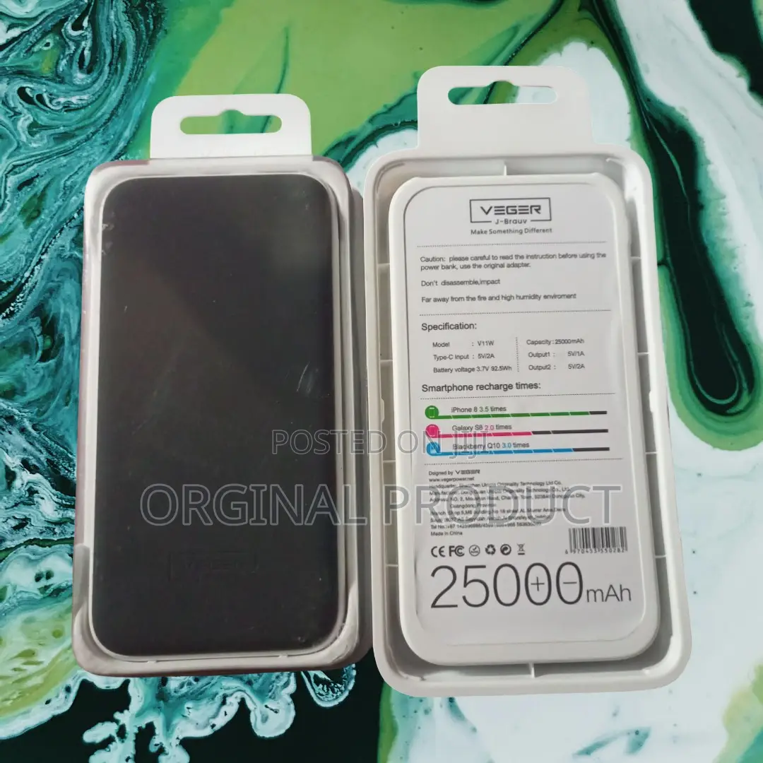 Usb-C Power Bank: Veger 25000mah