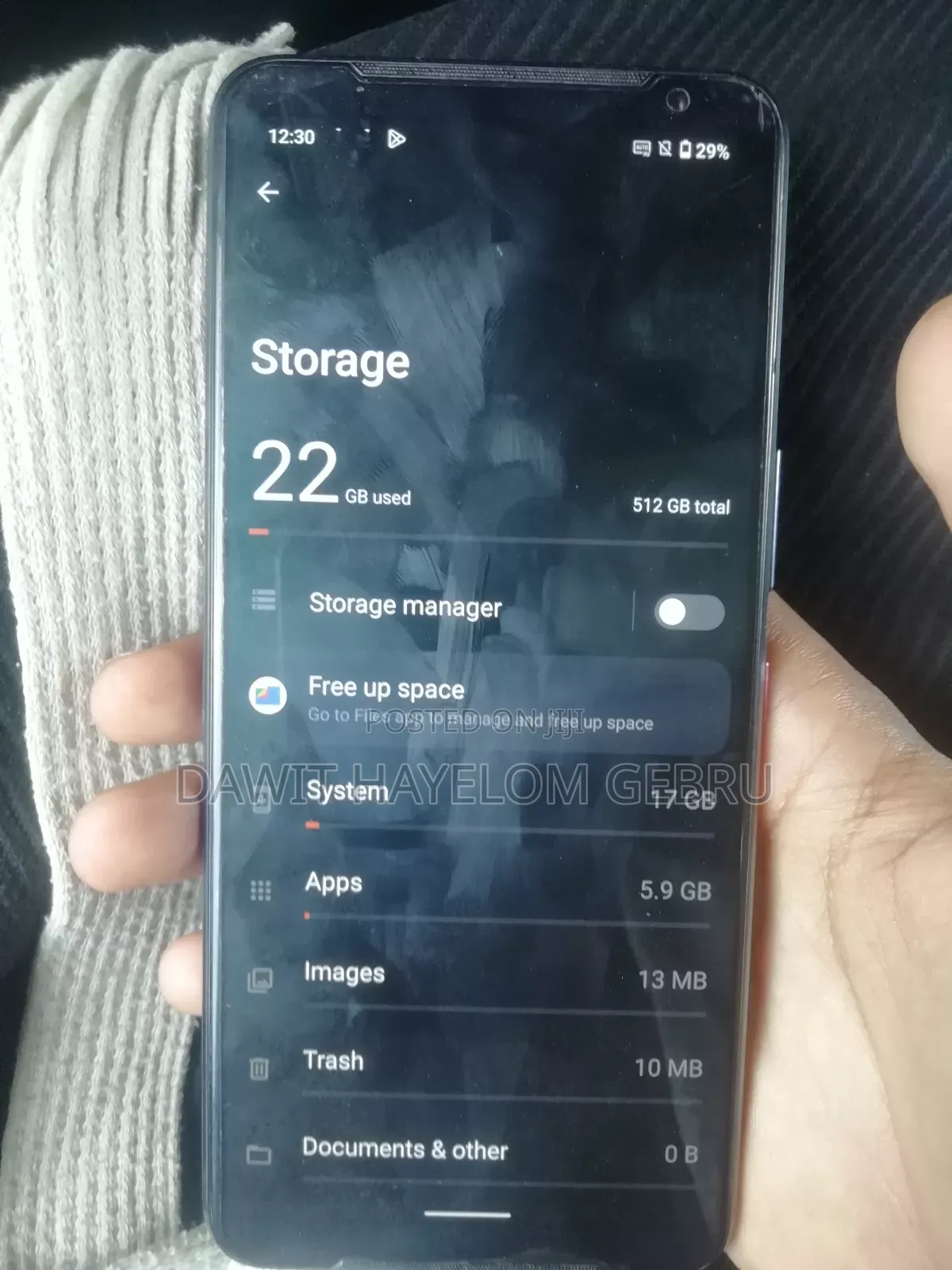 New Asus ROG Phone 3 512 GB Black