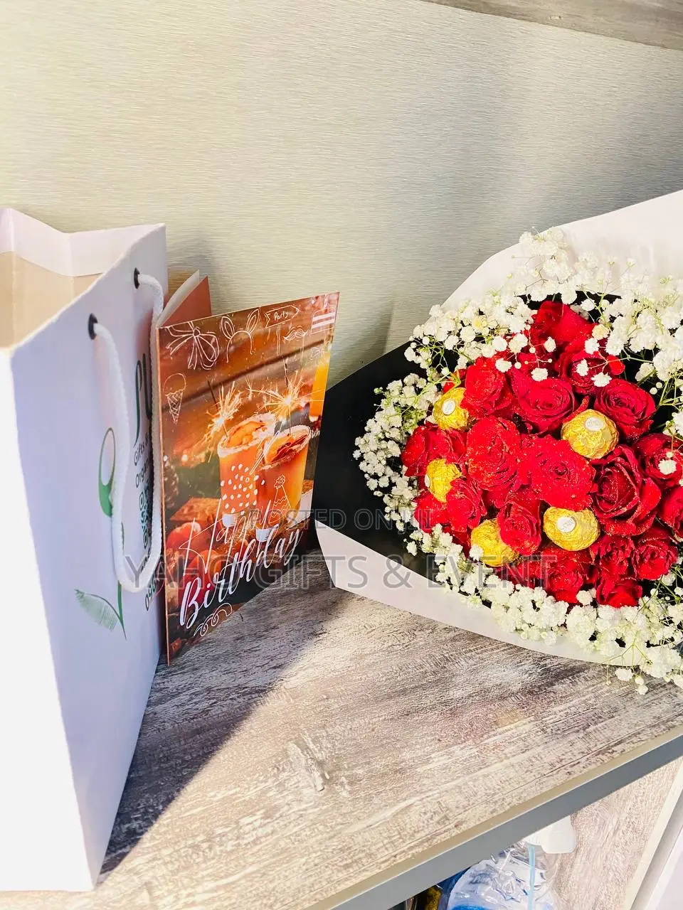 Rose and Chocolate Bouquet Gift