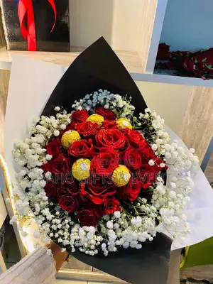 Rose and Chocolate Bouquet Gift