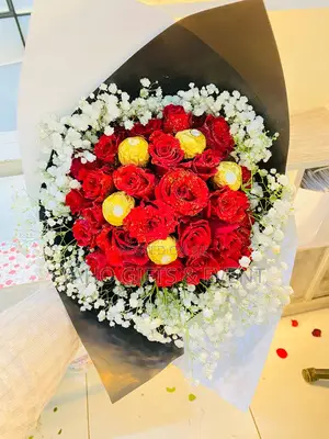 Rose and Chocolate Bouquet Gift