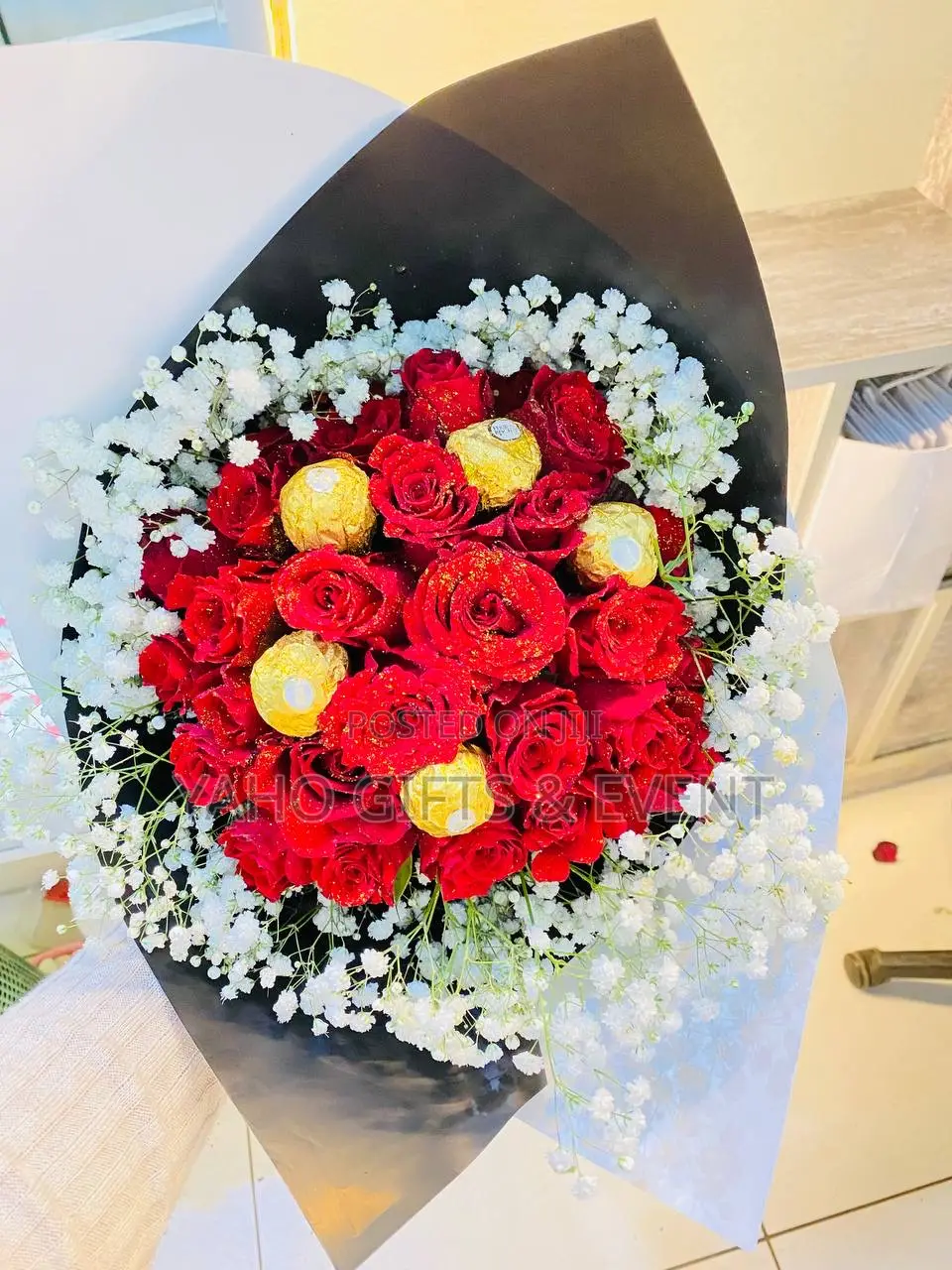 Rose and Chocolate Bouquet Gift