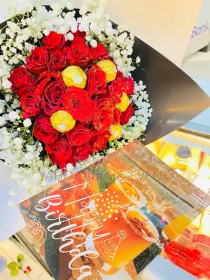 Rose and Chocolate Bouquet Gift