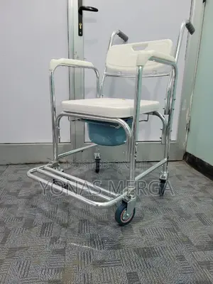 Lockable Chair Bedside Toilet Seat囧፻commode Chair Gt7005pw1x